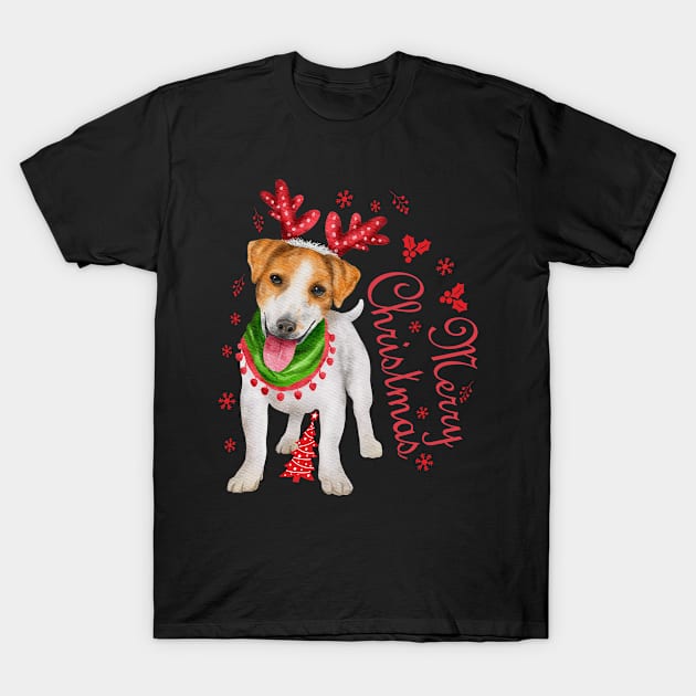 Really Funny Xmas Dog-deer T-Shirt by StarWheel